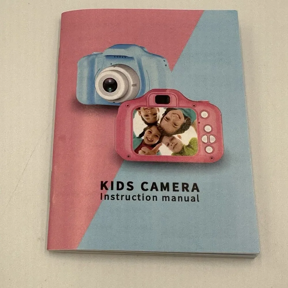 TESTED HD Children's Digital Camera X2 Memory Card Video PURPLE *pre-owned*